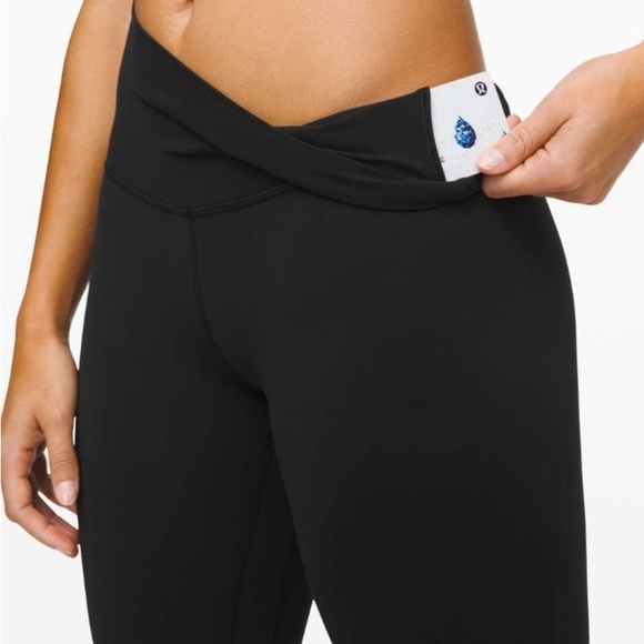 Lululemon 6 Align Pant II 25" Black High-Waisted Leggings great pre owned cond - Picture 12 of 13